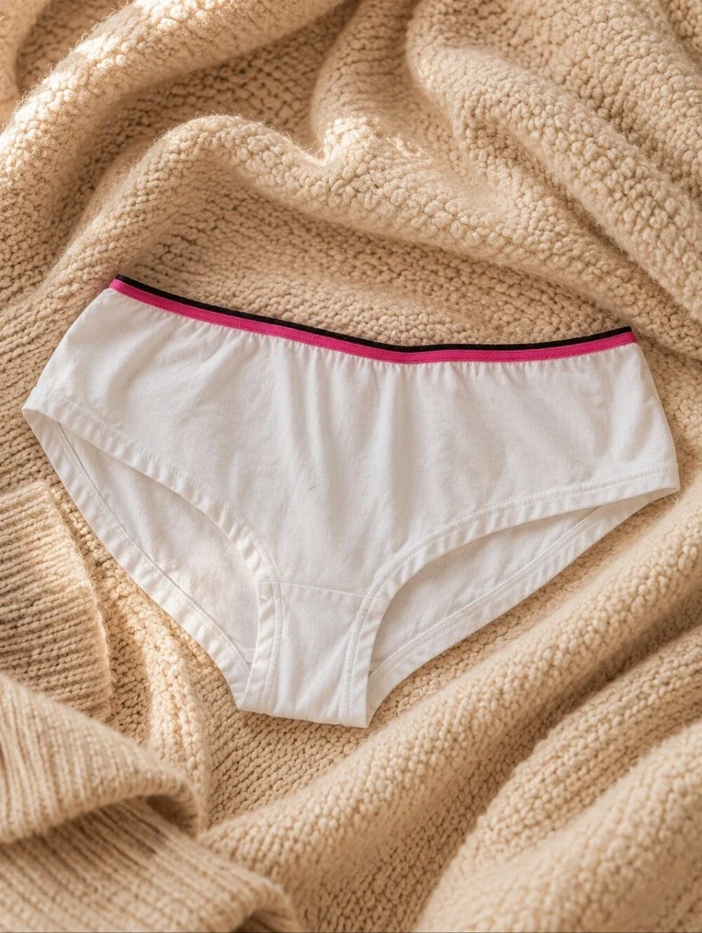 Women's Panties with Pink Accent and LOVE Graphic WW - Picture 3 of 4